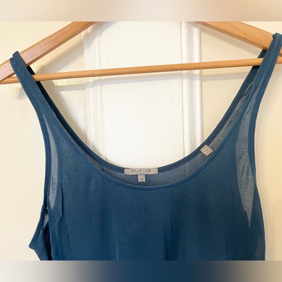 Bella Lux Los Angeles sheer 10 % silk tank top - Picture 3 of 4